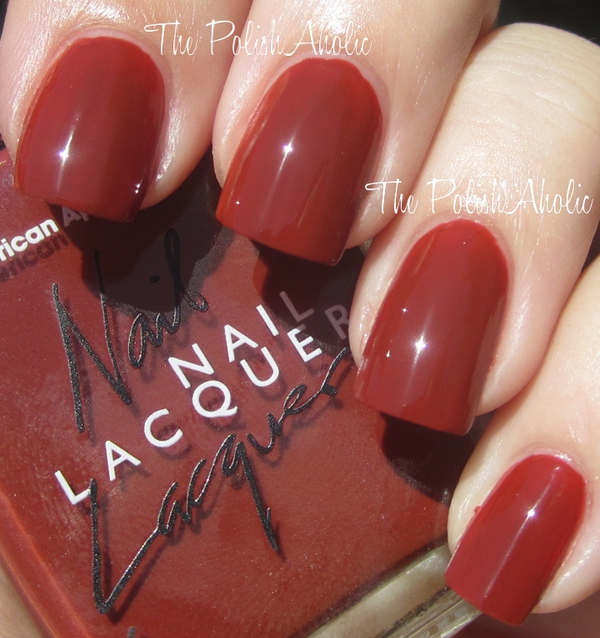 Nail polish swatch / manicure of shade American Apparel Pinto