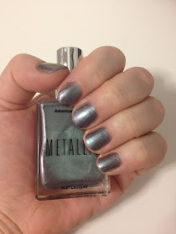 Nail polish swatch / manicure of shade American Apparel Smoke Dazzle