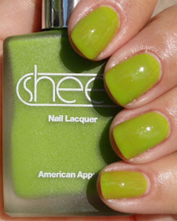 Nail polish swatch / manicure of shade American Apparel Zuma Beach