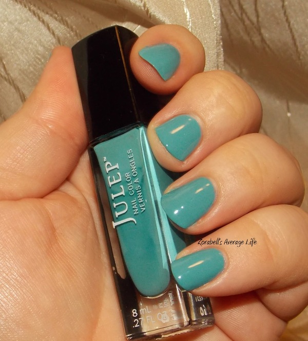 Nail polish swatch / manicure of shade Julep Amy