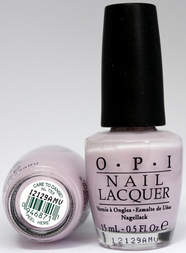 Nail polish swatch / manicure of shade OPI Care to Danse