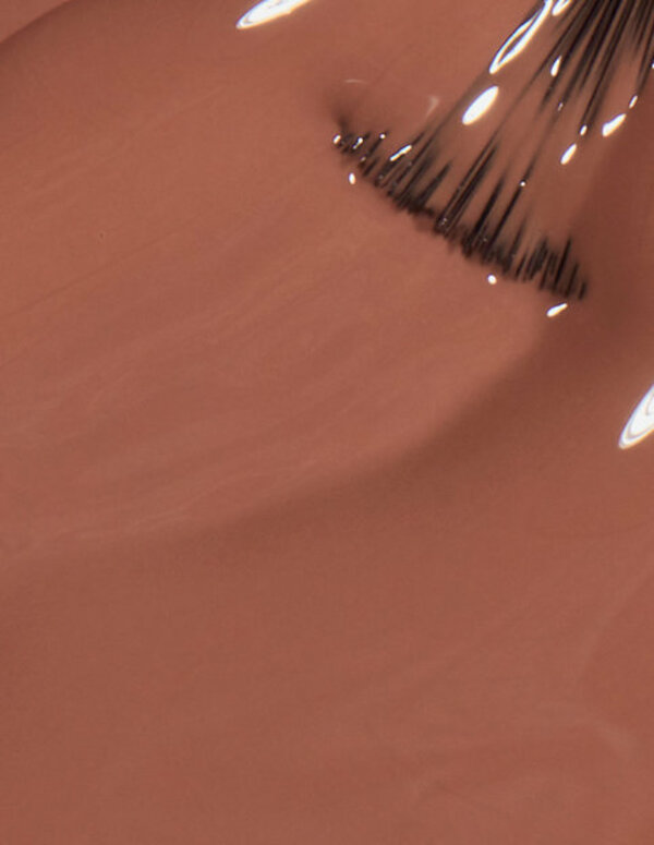 Nail polish swatch / manicure of shade OPI Chocolate Moose