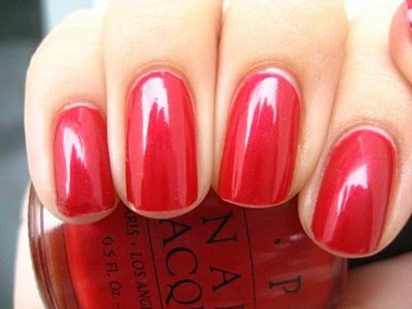 Nail polish swatch / manicure of shade OPI Deer Valley Spice