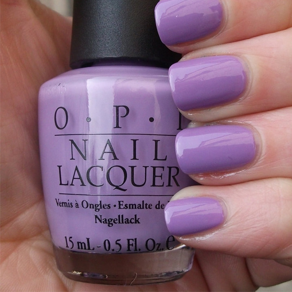 Nail polish swatch / manicure of shade OPI Do You Lilac It