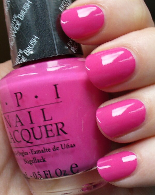 Nail polish swatch / manicure of shade OPI Don't Know...Beets Me!