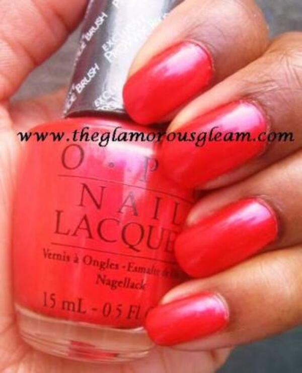 Nail polish swatch / manicure of shade OPI Don't Socra-Tease Me!
