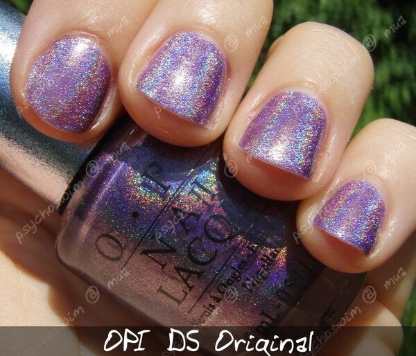 Nail polish swatch / manicure of shade OPI DS Original