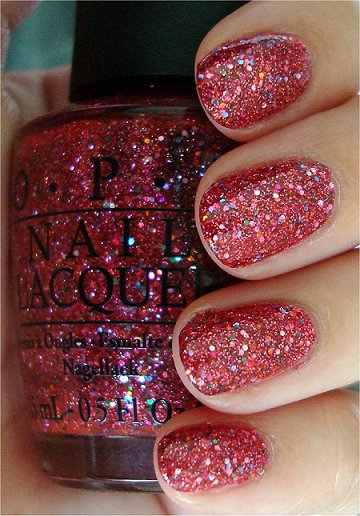 Nail polish swatch / manicure of shade OPI Excuse Moi!