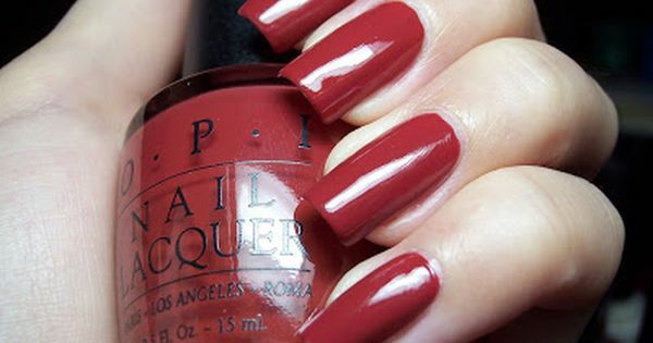 Nail polish swatch / manicure of shade OPI French Cognac