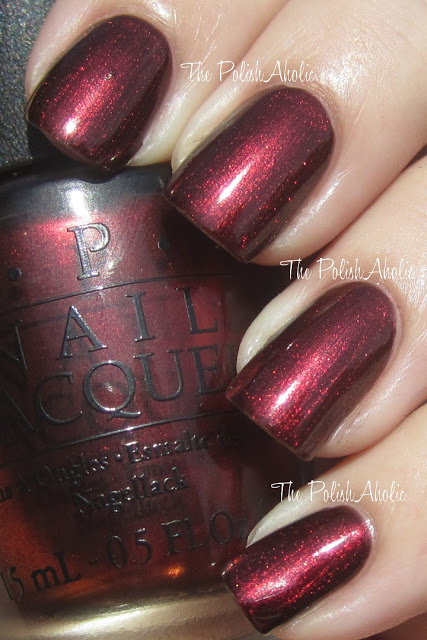 Nail polish swatch / manicure of shade OPI German-icure by OPI