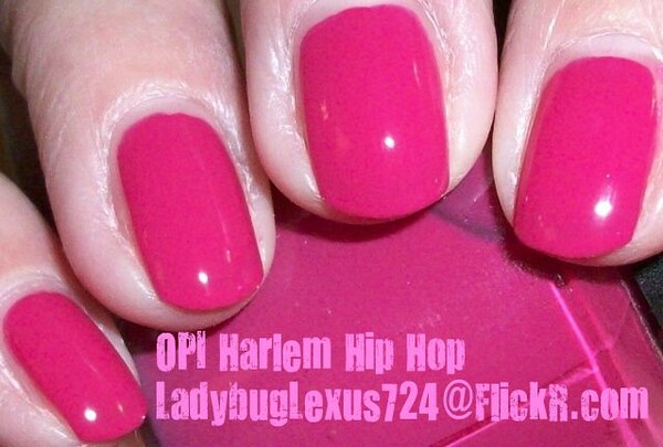Nail polish swatch / manicure of shade OPI Harlem Hip Hop