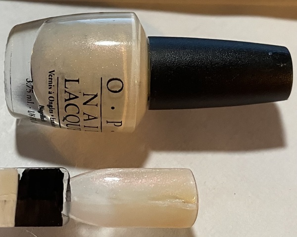 Nail polish swatch / manicure of shade OPI Hearts and Tarts