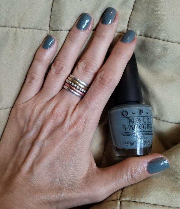 Nail polish swatch / manicure of shade OPI I Have a Herring Problem