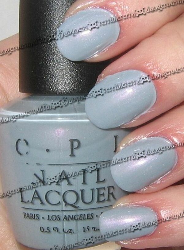 Nail polish swatch / manicure of shade OPI Iridescent Opal