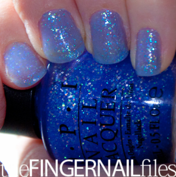 Nail polish swatch / manicure of shade OPI Last Friday Night