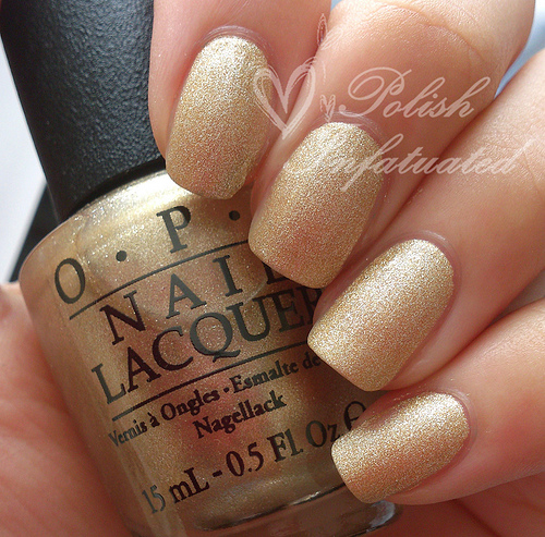 Nail polish swatch / manicure of shade OPI Love.Angel.Music.Baby