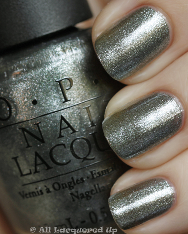 Nail polish swatch / manicure of shade OPI Lucerne-tainly Look Marvelous