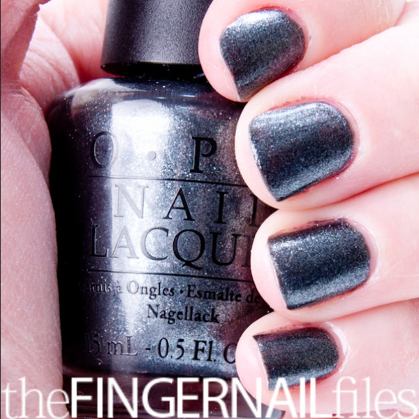 Nail polish swatch / manicure of shade OPI Lucerne-tainly Look Marvelous