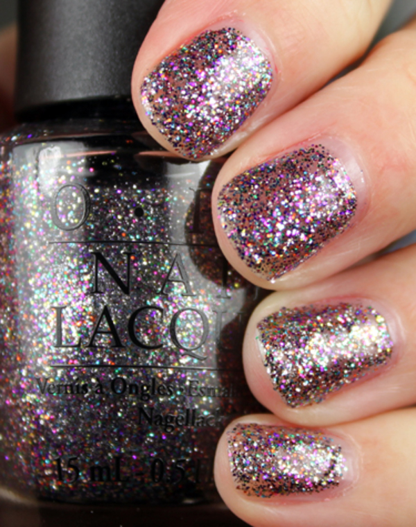 Nail polish swatch / manicure of shade OPI Mad as a Hatter