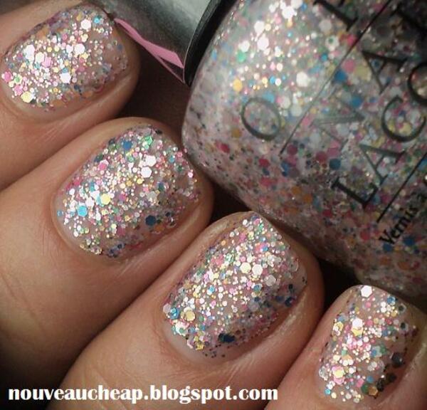 Nail polish swatch / manicure of shade OPI More than a Glimmer