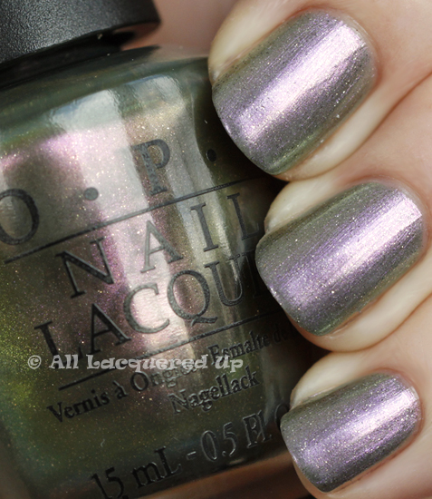 Nail polish swatch / manicure of shade OPI Not Like the Movies