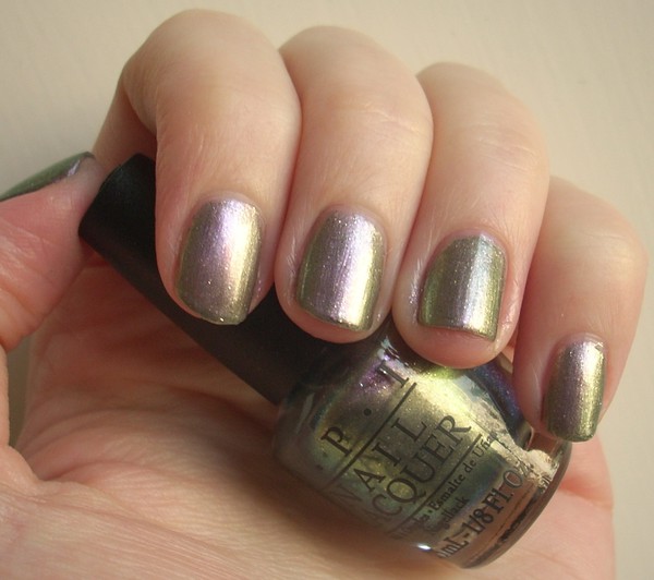 Nail polish swatch / manicure of shade OPI Not Like the Movies