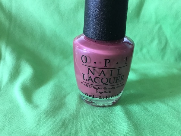Nail polish swatch / manicure of shade OPI Not So Bora-Bora-ing Pink