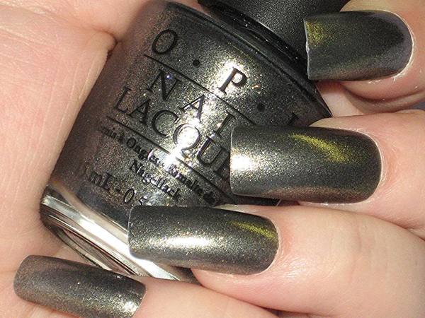 Nail polish swatch / manicure of shade OPI Number One Nemesis