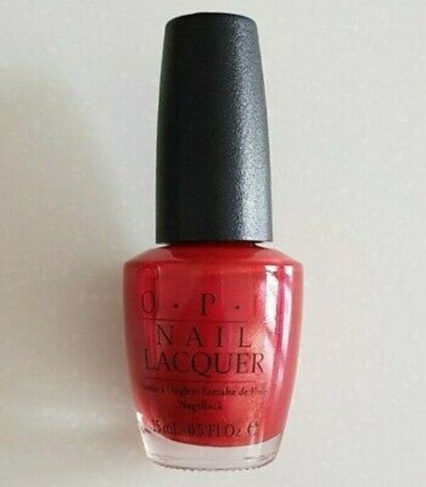 Nail polish swatch / manicure of shade OPI Redipus-Oedipus