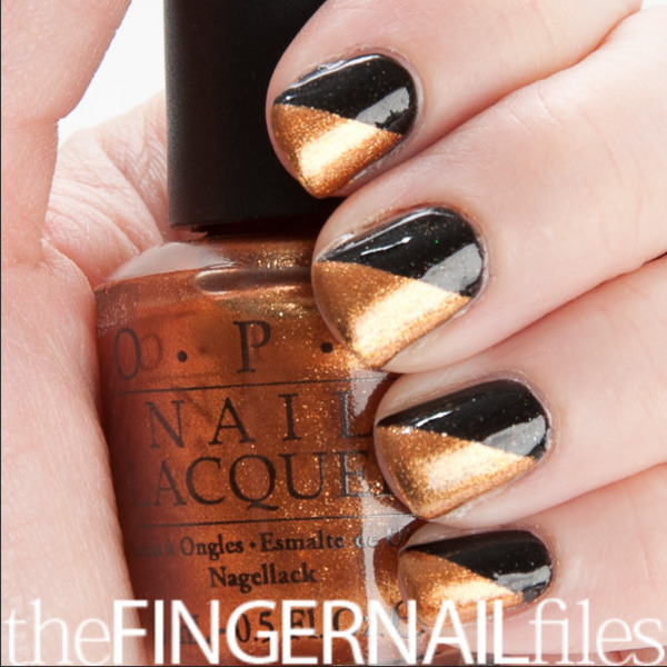 Nail polish swatch / manicure of shade OPI Rising Star