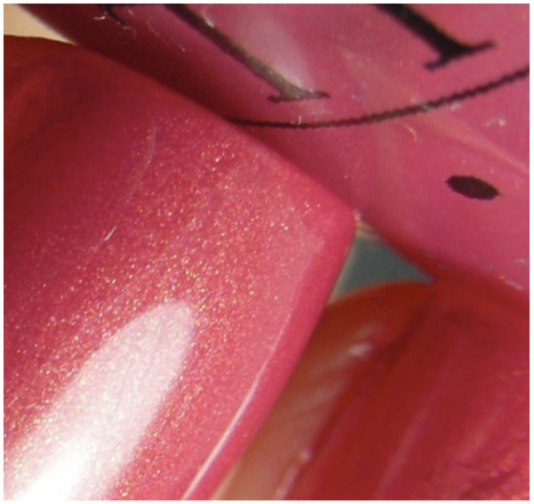 Nail polish swatch / manicure of shade OPI Sonora Sunset