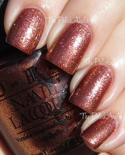 Nail polish swatch / manicure of shade OPI Sprung