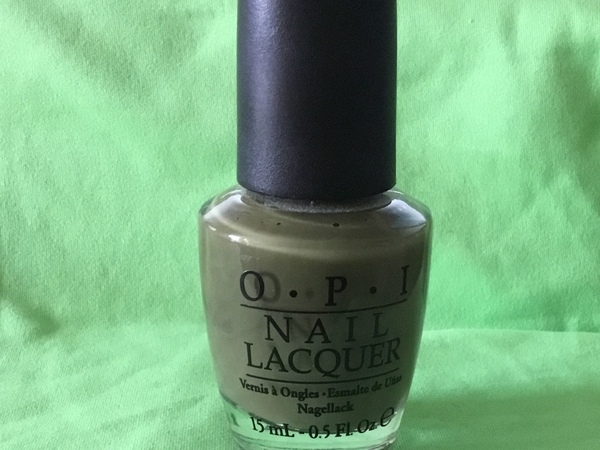 Nail polish swatch / manicure of shade OPI Uh-Oh Roll Down the Window