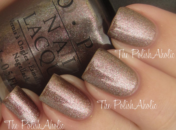 Nail polish swatch / manicure of shade OPI The World is Not Enough