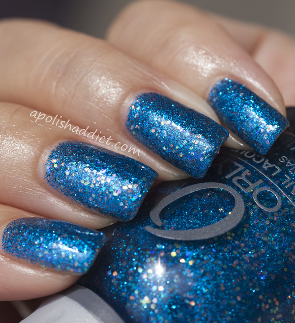 Nail polish swatch / manicure of shade Orly Angel Eyes