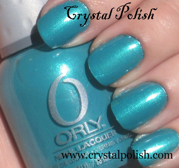 Nail polish swatch / manicure of shade Orly Bailamos