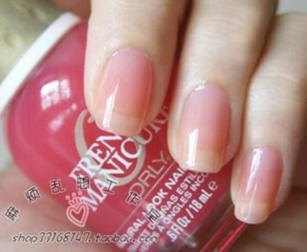 Nail polish swatch / manicure of shade Orly Bare Rose