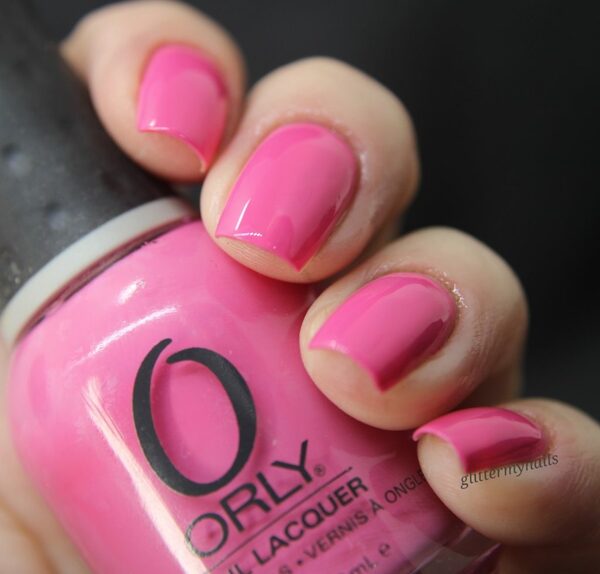 Nail polish swatch / manicure of shade Orly Basket Case