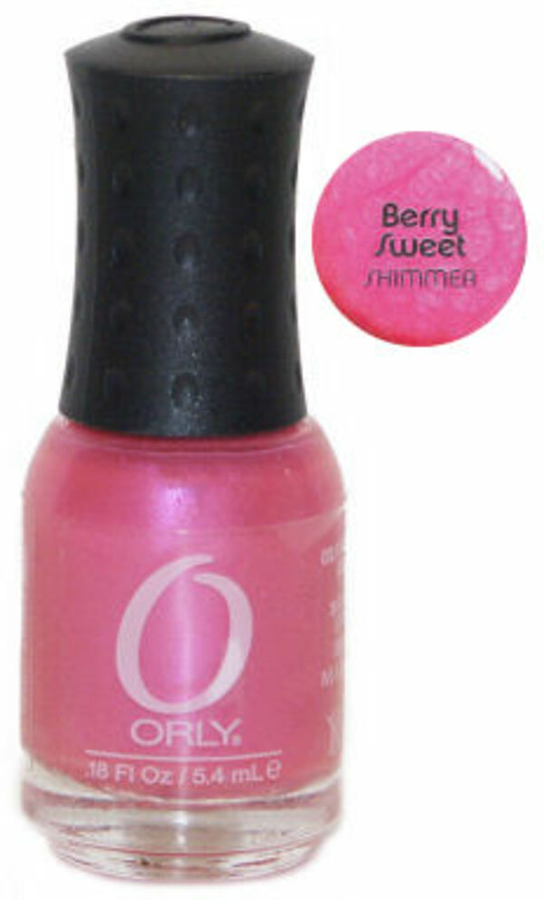 Nail polish swatch / manicure of shade Orly Berry Sweet