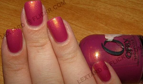 Nail polish swatch / manicure of shade Orly Beyond Pink