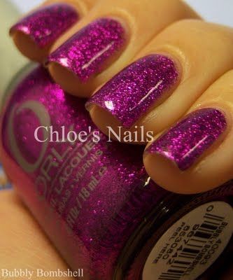 Nail polish swatch / manicure of shade Orly Bubbly Bombshell