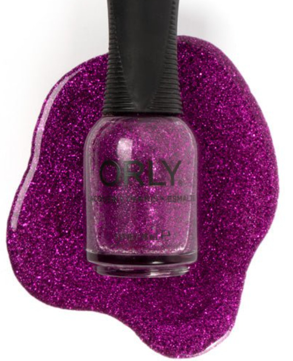 Nail polish swatch / manicure of shade Orly Bubbly Bombshell