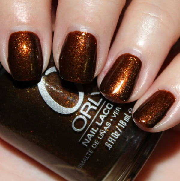 Nail polish swatch / manicure of shade Orly Buried Alive
