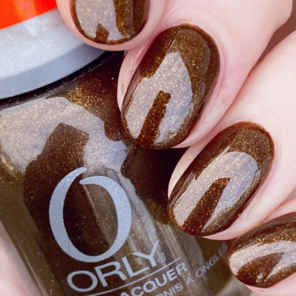 Nail polish swatch / manicure of shade Orly Buried Alive