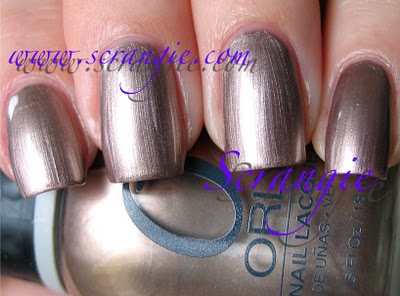 Nail polish swatch / manicure of shade Orly Buried Treasure