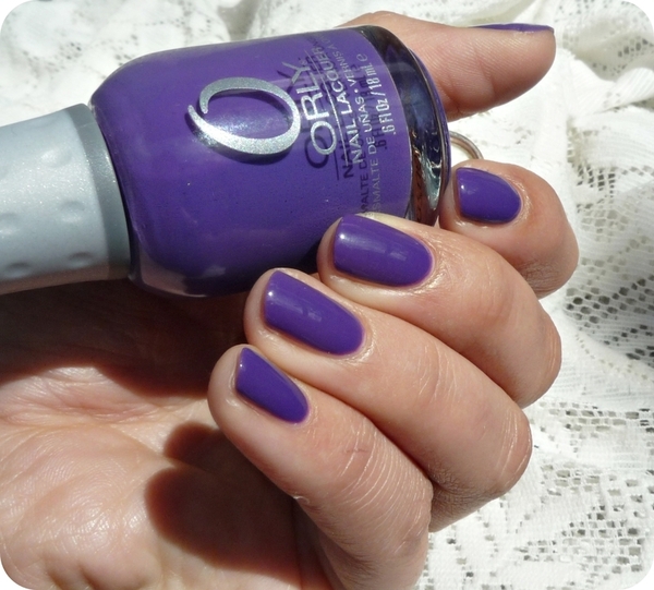 Nail polish swatch / manicure of shade Orly Charged Up
