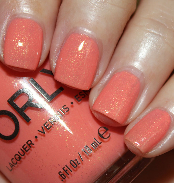 Nail polish swatch / manicure of shade Orly Cheeky