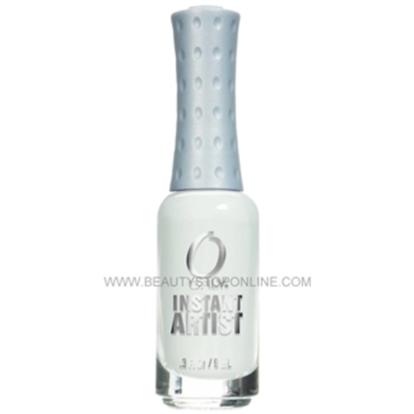 Nail polish swatch / manicure of shade Orly Crisp White