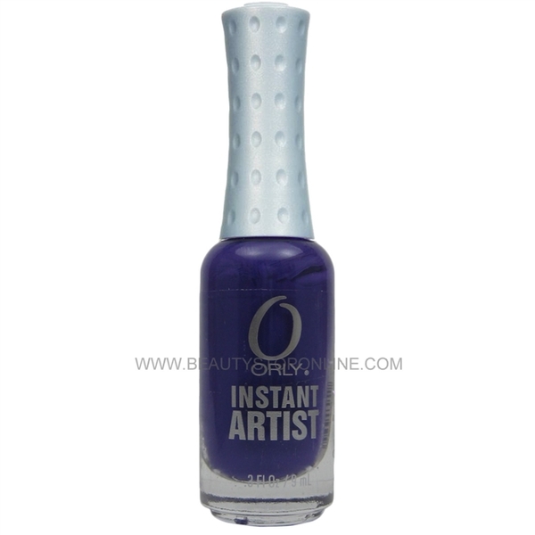 Nail polish swatch / manicure of shade Orly Dark Purple
