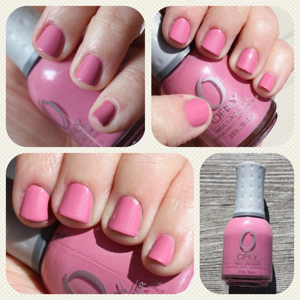 Nail polish swatch / manicure of shade Orly Elsbeth's Rose